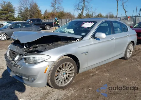 2011 BMW 535I xDrive из США, поврежденный, VIN WBAFU7C50BC777680
